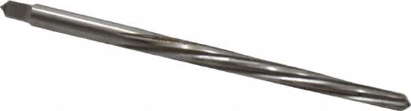 Cleveland - #0 Pin, 0.1638" Diam, 0.1287" Small End, 11/64" Diam Straight Shank, 1-11/16" Flute, Taper Pin Reamer - Apex Tool & Supply