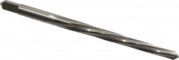Cleveland - #1 Pin, 0.1798" Diam, 0.1447" Small End, 3/16" Diam Straight Shank, 1-11/16" Flute, Taper Pin Reamer - Apex Tool & Supply