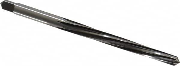 Cleveland - #4 Pin, 0.2604" Diam, 0.2071" Small End, 17/64" Diam Straight Shank, 2-9/16" Flute, Taper Pin Reamer - Apex Tool & Supply