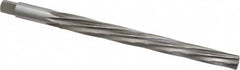 Cleveland - #9 Pin, 0.6066" Diam, 0.4805" Small End, 9/16" Diam Straight Shank, 6-1/16" Flute, Taper Pin Reamer - Apex Tool & Supply