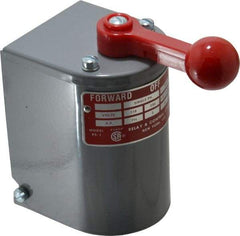 Made in USA - 230 VAC/VDC, 550 VAC Input Volt, Maintained (MA), Enclosed Drum Switch - 4 Inch Wide x 2-1/2 Inch Deep x 4-1/2 Inch High, CSA Certified, UL Listed - Apex Tool & Supply