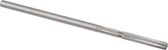 Cleveland - #3 High Speed Steel 6 Flute Chucking Reamer - Straight Flute, Straight Shank, 1-1/4" Flute Length, 5" OAL - Apex Tool & Supply