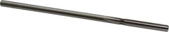 Cleveland - #7 High Speed Steel 6 Flute Chucking Reamer - Straight Flute, Straight Shank, 1-1/4" Flute Length, 5" OAL - Apex Tool & Supply