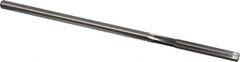Cleveland - #10 High Speed Steel 6 Flute Chucking Reamer - Straight Flute, Straight Shank, 1-1/4" Flute Length, 5" OAL - Apex Tool & Supply