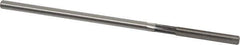 Cleveland - #11 High Speed Steel 6 Flute Chucking Reamer - Straight Flute, Straight Shank, 1-1/4" Flute Length, 5" OAL - Apex Tool & Supply