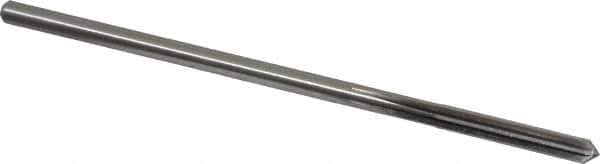 Cleveland - #12 High Speed Steel 6 Flute Chucking Reamer - Straight Flute, Straight Shank, 1-1/8" Flute Length, 4-1/2" OAL - Apex Tool & Supply
