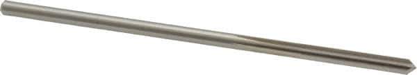 Cleveland - #22 High Speed Steel 6 Flute Chucking Reamer - Straight Flute, Straight Shank, 1" Flute Length, 4" OAL - Apex Tool & Supply