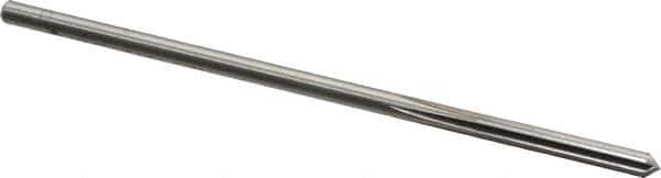 Cleveland - #23 High Speed Steel 6 Flute Chucking Reamer - Straight Flute, Straight Shank, 1" Flute Length, 4" OAL - Apex Tool & Supply