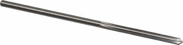 Cleveland - #24 High Speed Steel 6 Flute Chucking Reamer - Straight Flute, Straight Shank, 1" Flute Length, 4" OAL - Apex Tool & Supply