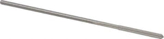 Cleveland - #37 High Speed Steel 4 Flute Chucking Reamer - Straight Flute, Straight Shank, 7/8" Flute Length, 3-1/2" OAL - Apex Tool & Supply