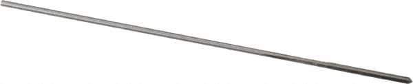 Cleveland - #58 High Speed Steel 4 Flute Chucking Reamer - Straight Flute, Straight Shank, 1/2" Flute Length, 2-1/2" OAL - Apex Tool & Supply