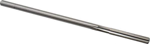 Cleveland - Letter D High Speed Steel 6 Flute Chucking Reamer - Straight Flute, Straight Shank, 1-1/2" Flute Length, 6" OAL - Apex Tool & Supply