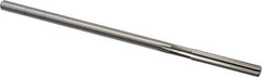 Cleveland - Letter D High Speed Steel 6 Flute Chucking Reamer - Straight Flute, Straight Shank, 1-1/2" Flute Length, 6" OAL - Apex Tool & Supply