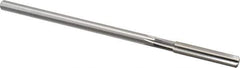 Cleveland - Letter K High Speed Steel 6 Flute Chucking Reamer - Straight Flute, Straight Shank, 1-1/2" Flute Length, 6" OAL - Apex Tool & Supply