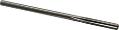 Cleveland - Letter M High Speed Steel 6 Flute Chucking Reamer - Straight Flute, Straight Shank, 1-1/2" Flute Length, 6" OAL - Apex Tool & Supply