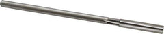 Cleveland - Letter T High Speed Steel 6 Flute Chucking Reamer - Straight Flute, Straight Shank, 1-3/4" Flute Length, 7" OAL - Apex Tool & Supply