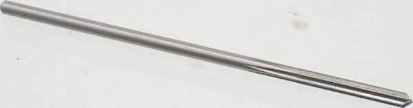 Cleveland - 9/64" High Speed Steel 6 Flute Chucking Reamer - Straight Flute, Straight Shank, 1" Flute Length, 4" OAL - Apex Tool & Supply