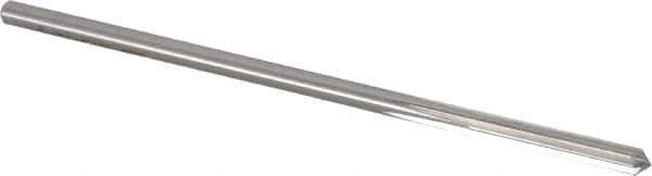 Cleveland - 11/64" High Speed Steel 6 Flute Chucking Reamer - Straight Flute, Straight Shank, 1-1/8" Flute Length, 4-1/2" OAL - Apex Tool & Supply