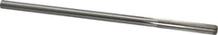 Cleveland - Letter E High Speed Steel 6 Flute Chucking Reamer - Straight Flute, Straight Shank, 1-1/2" Flute Length, 6" OAL - Apex Tool & Supply