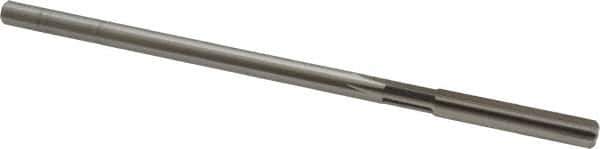 Cleveland - 9/32" High Speed Steel 6 Flute Chucking Reamer - Straight Flute, Straight Shank, 1-1/2" Flute Length, 6" OAL - Apex Tool & Supply