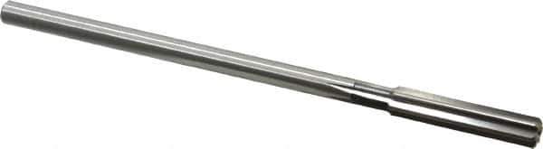 Cleveland - 3/8" High Speed Steel 6 Flute Chucking Reamer - Straight Flute, Straight Shank, 1-3/4" Flute Length, 7" OAL - Apex Tool & Supply
