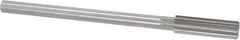 Cleveland - 19/32" High Speed Steel 8 Flute Chucking Reamer - Straight Flute, Straight Shank, 2" Flute Length, 8" OAL - Apex Tool & Supply