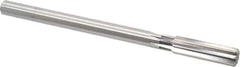 Cleveland - 21/32" High Speed Steel 8 Flute Chucking Reamer - Straight Flute, Straight Shank, 2-1/4" Flute Length, 9" OAL - Apex Tool & Supply