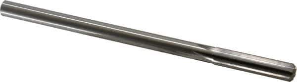 Cleveland - 11/16" High Speed Steel 8 Flute Chucking Reamer - Straight Flute, Straight Shank, 2-1/4" Flute Length, 9" OAL - Apex Tool & Supply