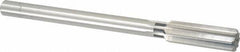 Cleveland - 27/32" High Speed Steel 8 Flute Chucking Reamer - Straight Flute, Straight Shank, 2-1/2" Flute Length, 9-1/2" OAL - Apex Tool & Supply
