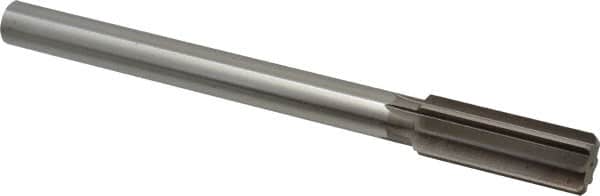 Cleveland - 31/32" High Speed Steel 8 Flute Chucking Reamer - Straight Flute, Straight Shank, 2-5/8" Flute Length, 10" OAL - Apex Tool & Supply