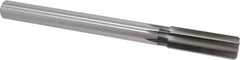 Cleveland - 1" High Speed Steel 8 Flute Chucking Reamer - Straight Flute, Straight Shank, 2-3/4" Flute Length, 10-1/2" OAL - Apex Tool & Supply