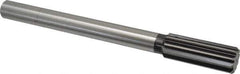 Cleveland - 1-1/8" High Speed Steel 10 Flute Chucking Reamer - Straight Flute, Straight Shank, 2-7/8" Flute Length, 11" OAL - Apex Tool & Supply