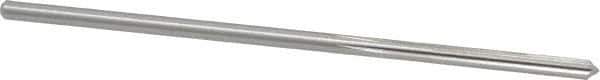Cleveland - 1/8" High Speed Steel 6 Flute Chucking Reamer - Straight Flute, Straight Shank, 7/8" Flute Length, 3-1/2" OAL - Apex Tool & Supply
