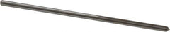 Cleveland - 1/8" High Speed Steel 6 Flute Chucking Reamer - Straight Flute, Straight Shank, 7/8" Flute Length, 3-1/2" OAL - Apex Tool & Supply