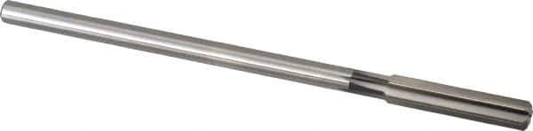 Cleveland - 3/8" High Speed Steel 6 Flute Chucking Reamer - Straight Flute, Straight Shank, 1-3/4" Flute Length, 7" OAL - Apex Tool & Supply