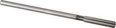 Cleveland - 3/8" High Speed Steel 6 Flute Chucking Reamer - Straight Flute, Straight Shank, 1-3/4" Flute Length, 7" OAL - Apex Tool & Supply