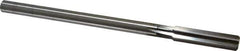Cleveland - 0.4385" High Speed Steel 6 Flute Chucking Reamer - Straight Flute, Straight Shank, 1-3/4" Flute Length, 7" OAL - Apex Tool & Supply