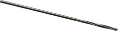 Cleveland - 1/16" High Speed Steel 4 Flute Chucking Reamer - Spiral Flute, Straight Shank, 1/2" Flute Length, 2-1/2" OAL - Apex Tool & Supply