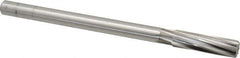 Cleveland - 5/8" High Speed Steel 8 Flute Chucking Reamer - Spiral Flute, Straight Shank, 2-1/4" Flute Length, 9" OAL - Apex Tool & Supply