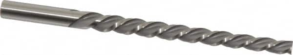 Cleveland - #4 Pin, 0.2604" Diam, 0.2071" Small End, 17/64" Diam Straight Shank, 2-9/16" Flute, Taper Pin Reamer - Apex Tool & Supply