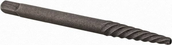 Cleveland - Spiral Flute Screw Extractor - #1 Extractor for 3/16 to 1/4" Screw, 2" OAL - Apex Tool & Supply