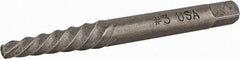 Cleveland - Spiral Flute Screw Extractor - #3 Extractor for 5/16 to 7/16" Screw, 2-11/16" OAL - Apex Tool & Supply