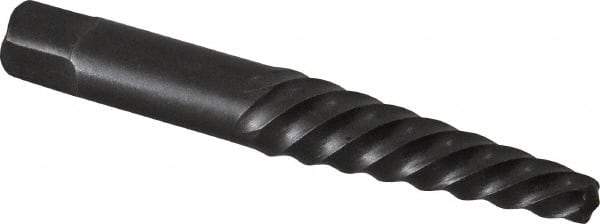 Cleveland - Spiral Flute Screw Extractor - #5 Extractor for 9/16 to 3/4" Screw, 3-3/8" OAL - Apex Tool & Supply