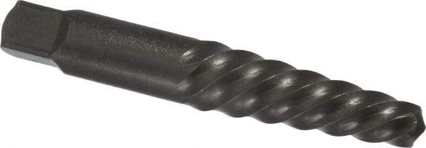 Cleveland - Spiral Flute Screw Extractor - #6 Extractor for 3/4 to 1" Screw, 3-3/4" OAL - Apex Tool & Supply