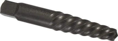Cleveland - Spiral Flute Screw Extractor - #6 Extractor for 3/4 to 1" Screw, 3-3/4" OAL - Apex Tool & Supply
