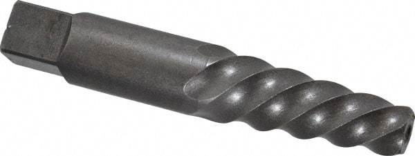 Cleveland - Spiral Flute Screw Extractor - #7 Extractor for 1 to 1-3/8" Screw, 4-1/8" OAL - Apex Tool & Supply
