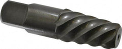 Cleveland - Spiral Flute Screw Extractor - #9 Extractor for 1-3/4 to 2-1/8" Screw, 4-5/8" OAL - Apex Tool & Supply