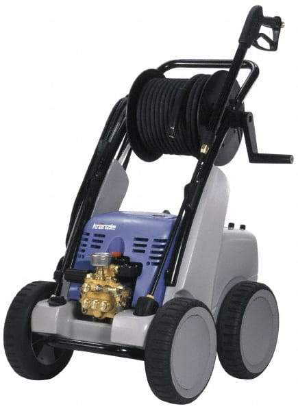 Kranzle - Electric, 5 hp, 2,500 psi, 3.3 GPM, Cold Water Pressure Washer - 65' Hose, 220 Max Volts - Apex Tool & Supply