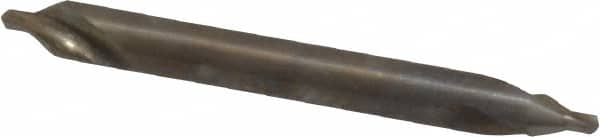 Cleveland - #1 Plain Cut 60° Incl Angle High Speed Steel Combo Drill & Countersink - Apex Tool & Supply