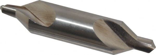 Cleveland - #8 Plain Cut 60° Incl Angle High Speed Steel Combo Drill & Countersink - Apex Tool & Supply